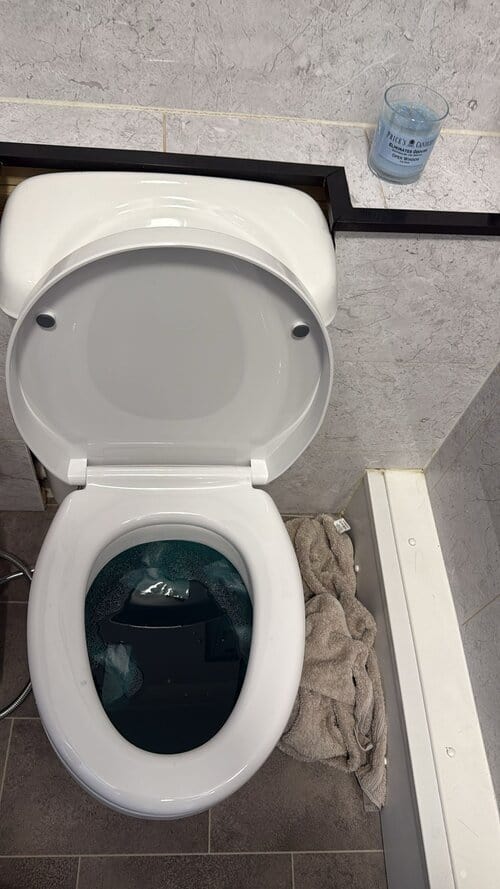 Toilet unblocking repair and parts replaced